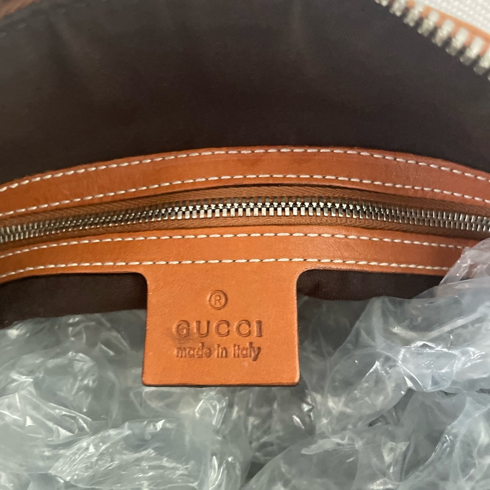 Gucci Beige and Light Blue Satchel - Picture 5 of 8